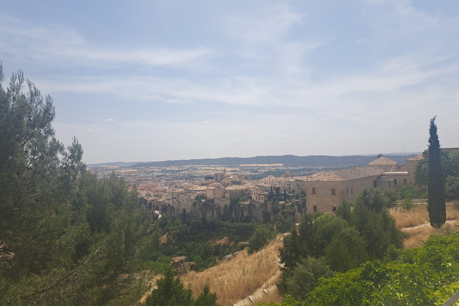 Vistas de Cuenca desde el mirador